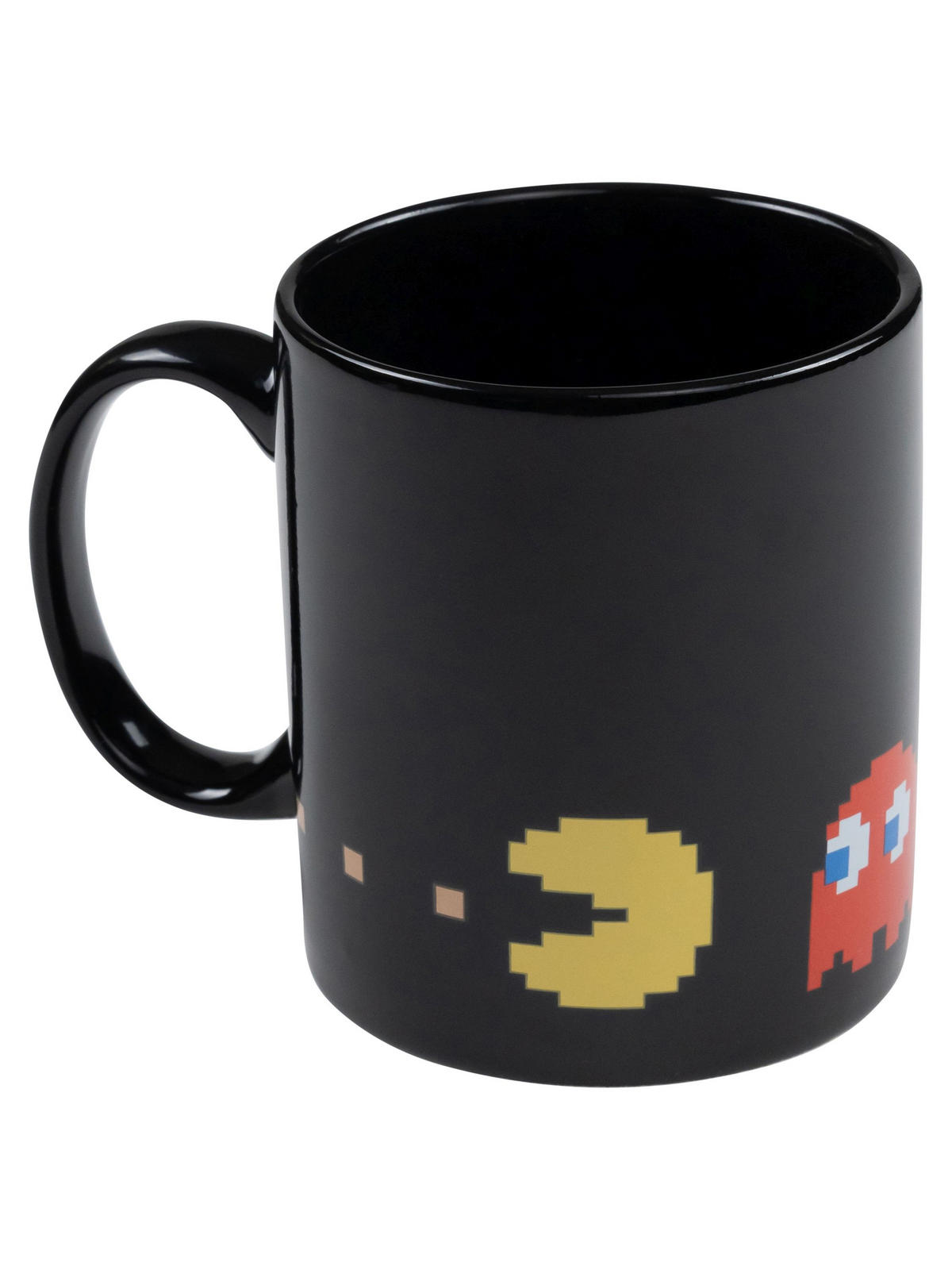 KAFFEEBECHER Pac-Man Schwarz 320 ml - Schwarz, Keramik (0.32L) - United Labels