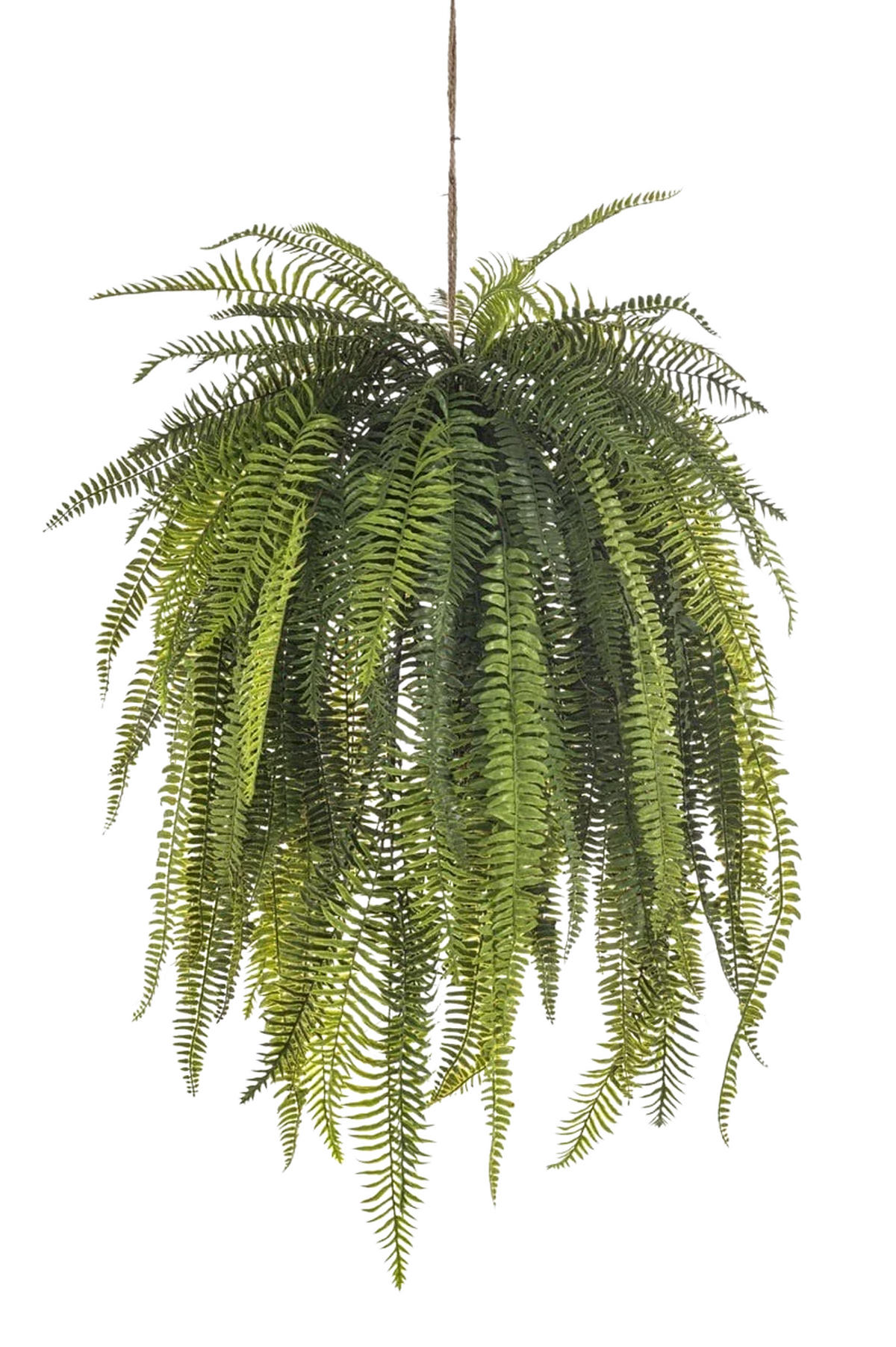 KUNSTBAUM Künstlicher Hänge-Farn - Mila 140 cm - Grün, Kunststoff (140cm) - Emerald