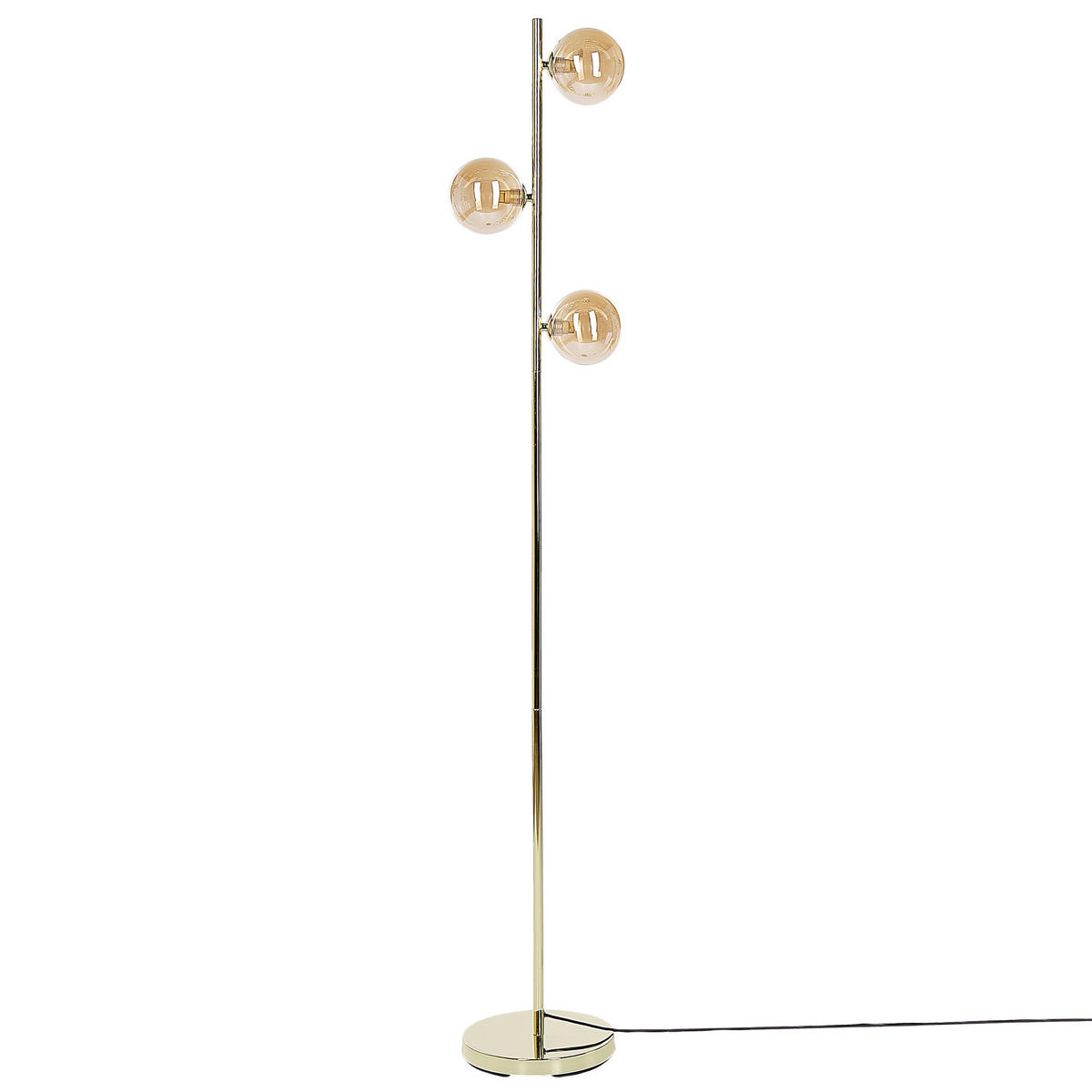 STEHLAMPE Ramis 23/23/154 cm - Goldfarben, Metall (23/23/154cm) - Beliani