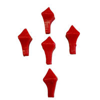 OSTERNÄGEL für Osterkerze aus Wachs Rot 42/12 mm, 5 Stück - Rot, Paraffin (1.2/4.2/4.2cm) - Kopschitz Kerzen