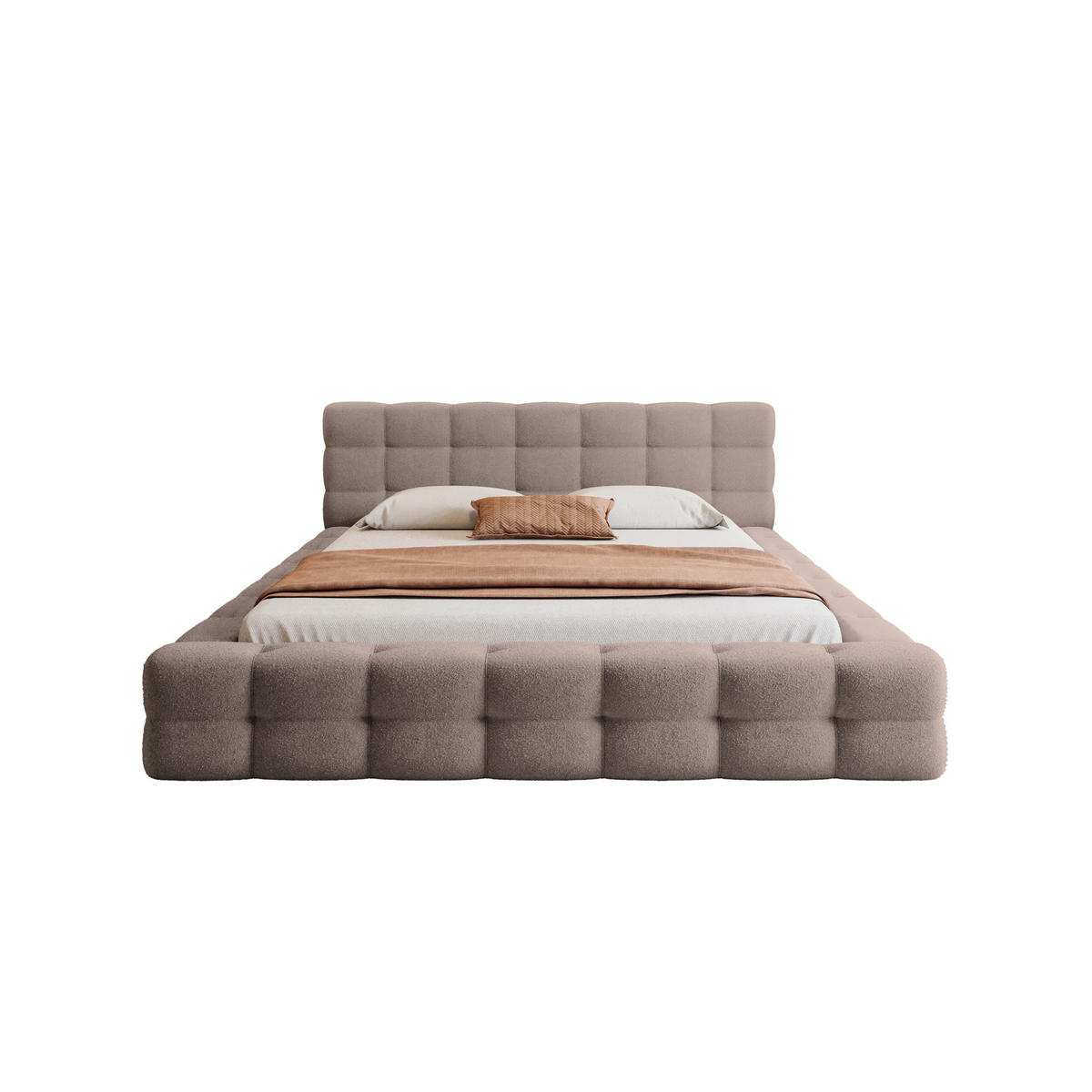 POLSTERBETT Calida 160x200 cm, Braun - Braun, Textil (160/200cm) - Fedve
