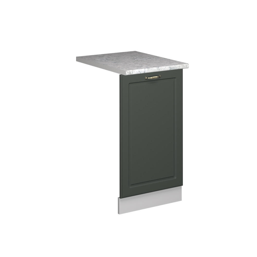 DISKMASKINENS FRONTPANEL Fame-Line Gr&ouml;nt och guld lanthus 45 cm , AP Marble Gr&ouml;n, Vit 81.8/45/60 cm