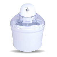 EISMASCHINE Perfect Mix Weiß 1,2 L 4in1 - Weiß, Kunststoff (20/22/20cm) - Mia