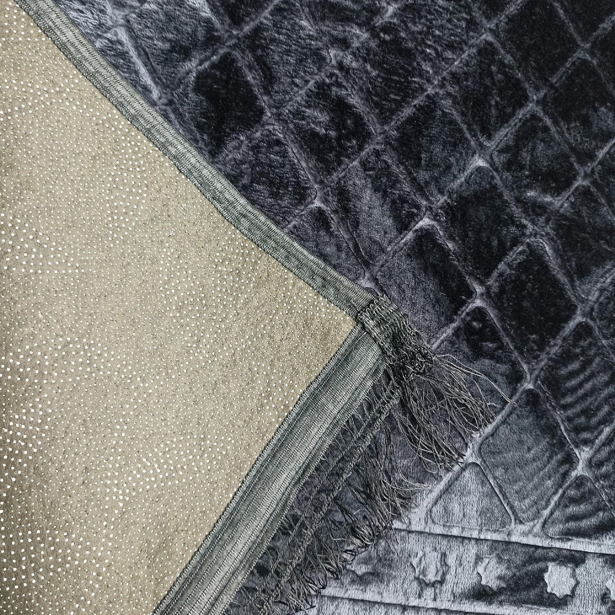 ORIENTTEPPICH Gebetsteppich Islam Seccade (Grau) - Grau, Textil (80/120cm) - Gowoll