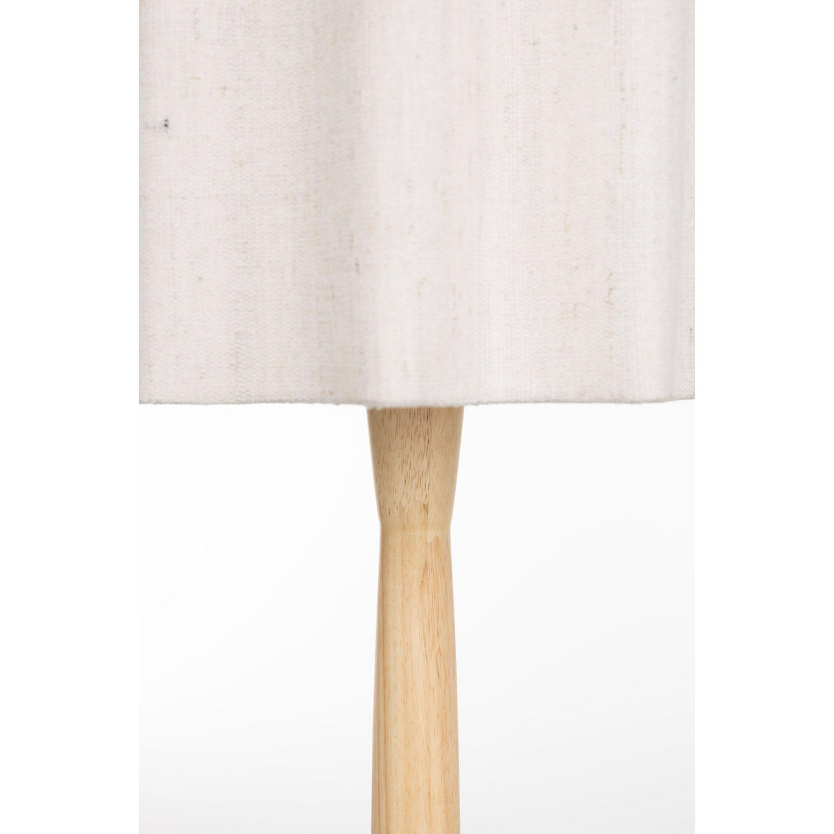 TISCHLAMPE Scallop Natur - Naturfarben, Holz (30/30/51cm) - Dutchbone