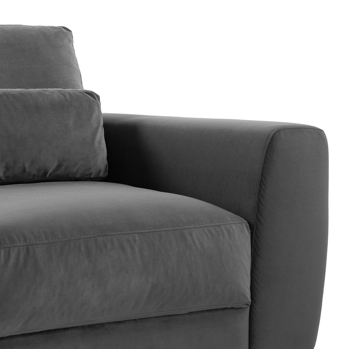 2-SITZER MODULSOFA - Grau, Textil (158/80/117cm) - home24