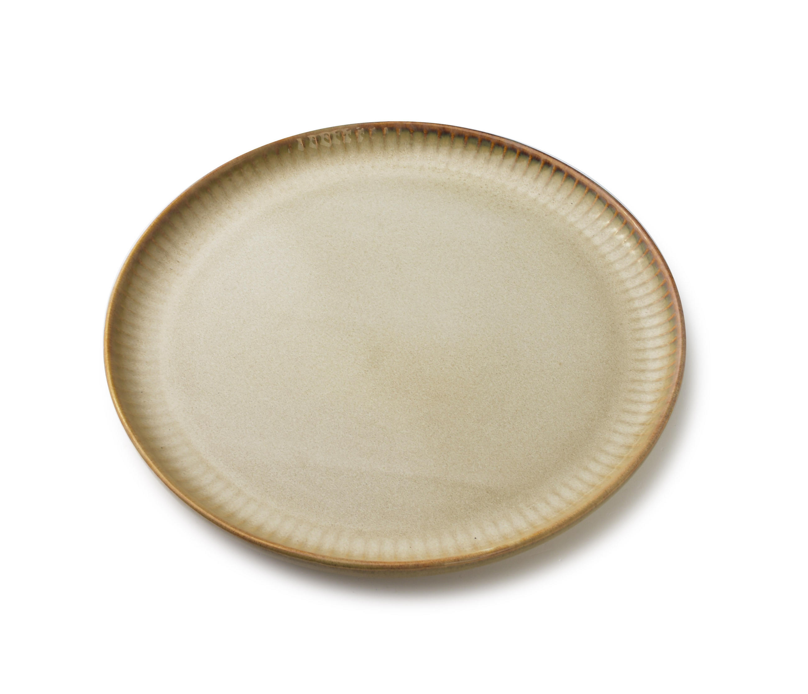 TELLER Basic Nature Beige 22/15.5/2.5 cm Keramik - Beige, Keramik (22cm) - Mondex