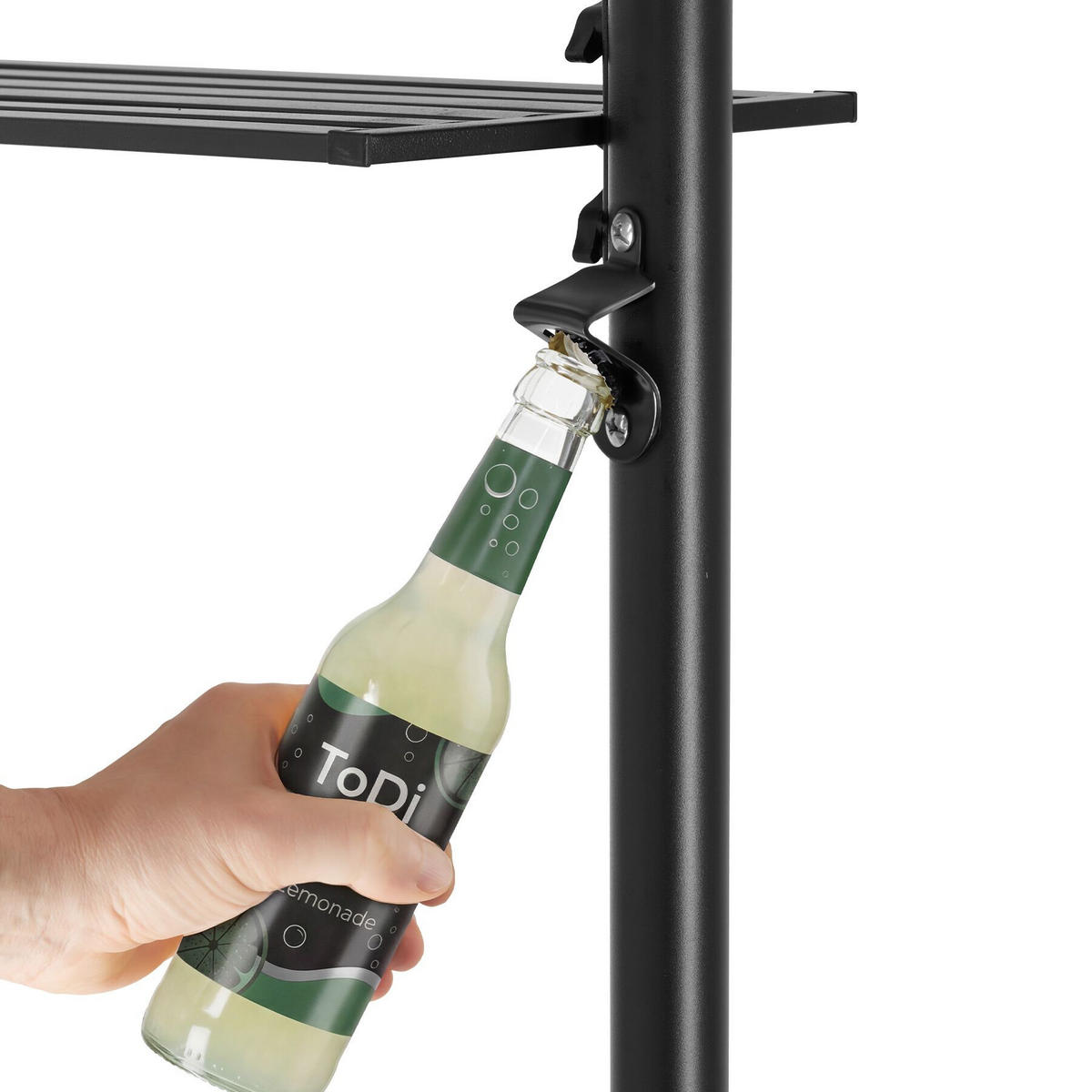 GRILLPAVILLON Maracaibo, 240 x 150 x 250 cm, anthrazit - Anthrazit, Kunststoff (150/250/240cm) - tectake