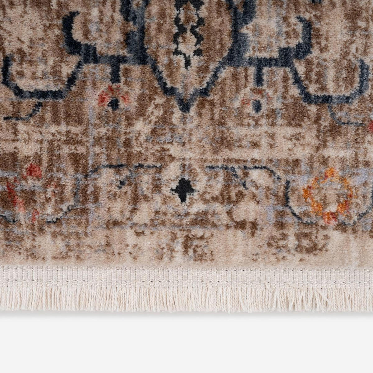 WEBTEPPICH Fionna Neta Beige - Beige, Textil (160/231cm) - Kukoon Rugs