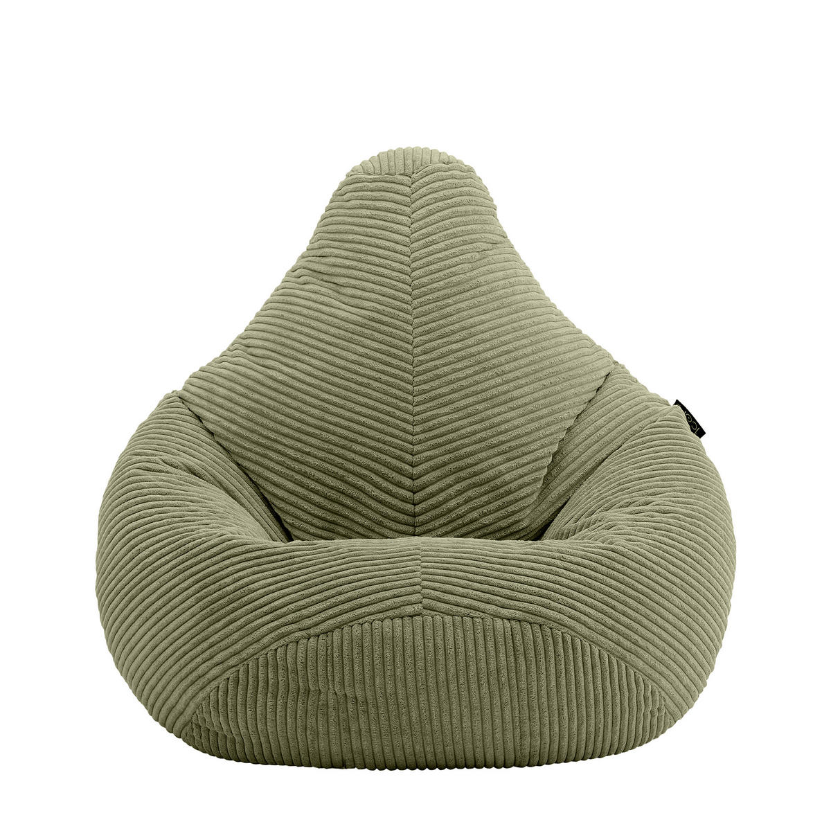 SITZSACK für Kinder Sessel aus Cord 2-tlg. - Salbeigrün, Textil (69/59/65cm) - icon