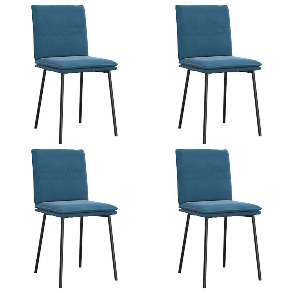 Deluke Esszimmerstühle Blau 90x83x54 cm