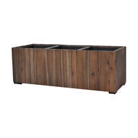 PFLANZKASTEN 83x21x20,5 cm, Braun, Akazienholz - Braun, Holz (21/20.5/83cm) - dasmöbelwerk