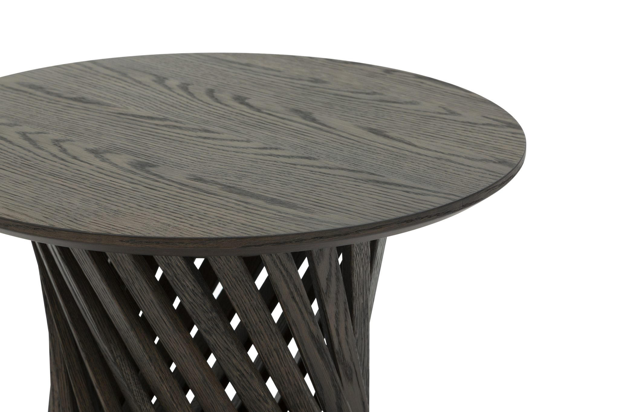 COUCHTISCH Emma, Braune Massiveiche - Braun, Holz (60/60/48cm) - WOODEK