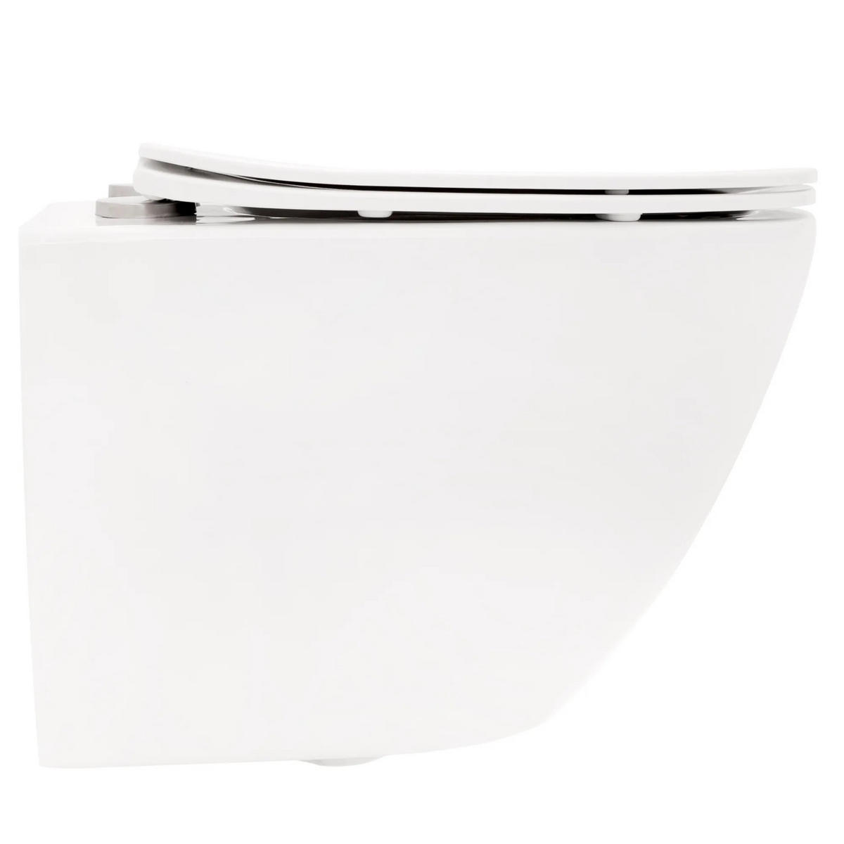 WANDHÄNGENDES Rea Wc Carlo Flat Mini - Weiß, Keramik (37/32/49.5cm) - REA