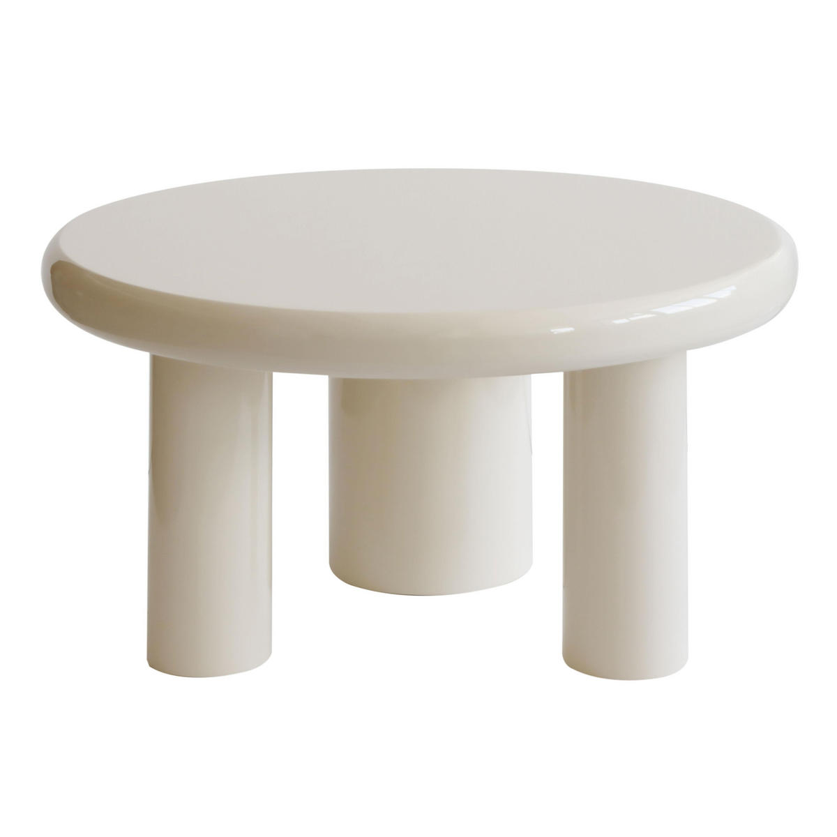 COUCHTISCH, Weiß - Weiß, Holzwerkstoff (70/70/35.5cm) - Oviala