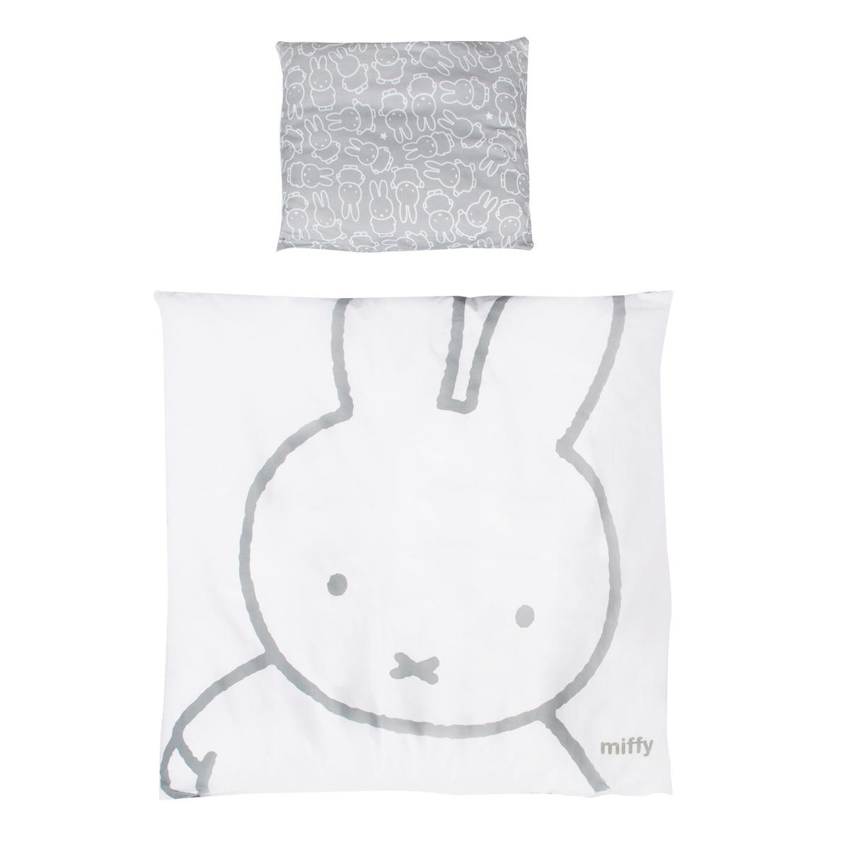 BABYWIEGENSETT Miffy - Weiß, Holzwerkstoff/Textil (40/90cm) - Roba