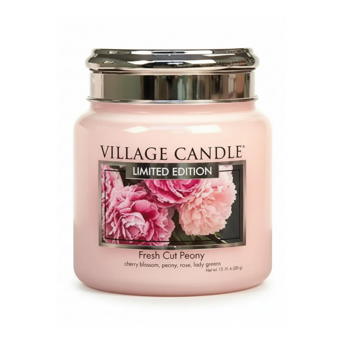 DUFTKERZE Fresh Cut Peony Rosa 389 g Glas - Rosa, Glas (12cm) - Village Candle