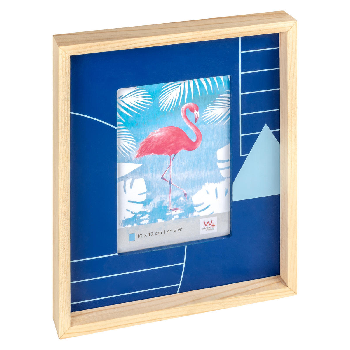 BILDERRAHMEN Geometrics Portraitr., 10x15 cm, natur - Naturfarben, Holzwerkstoff (19/24/2cm) - EMIX24