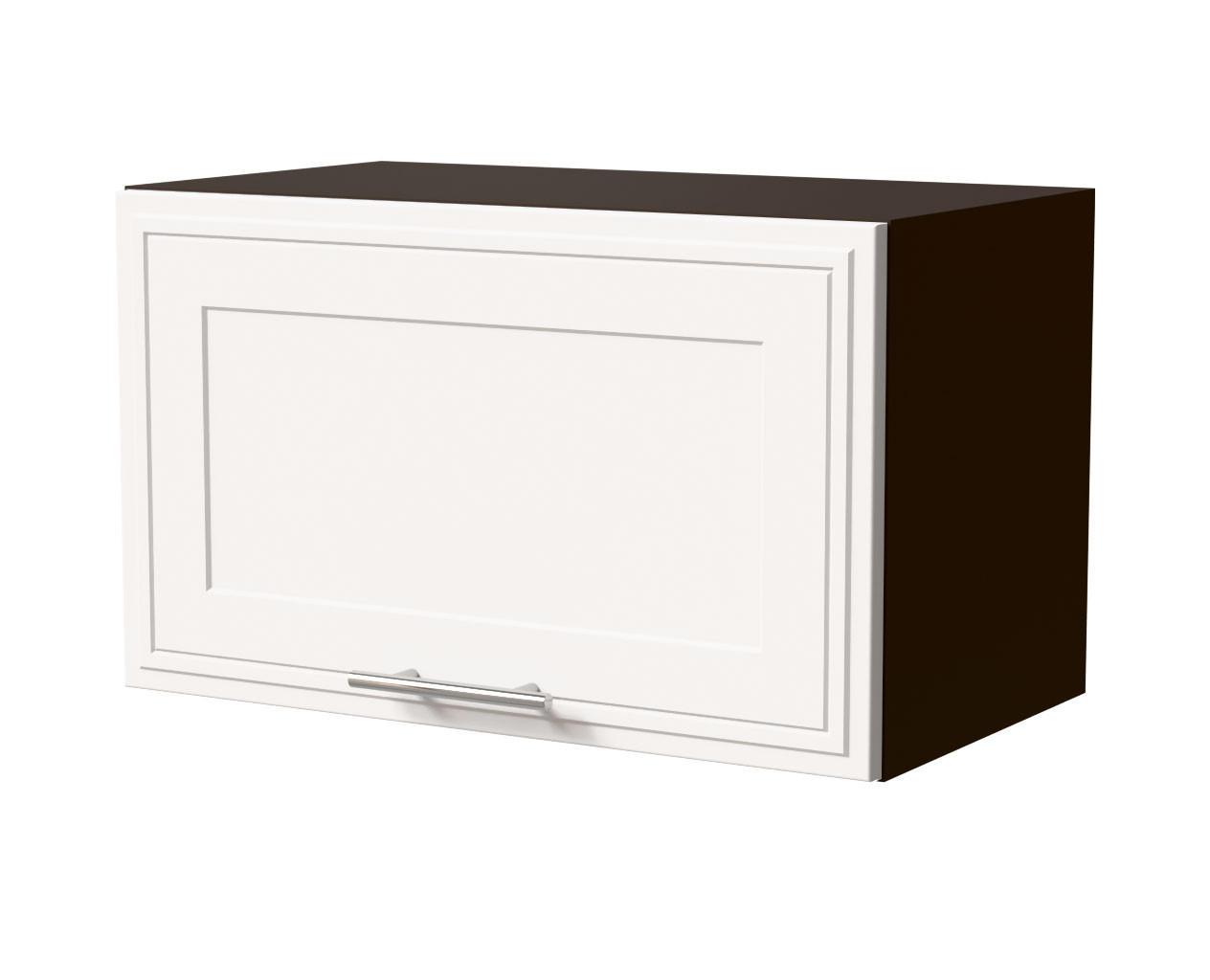 KLAPPHÄNGESCHRANK Salo W4B/60 Lava / Weiß Matt 60 / 32,5 / 36cm - Blum Aventos Klappenbeschlag - Dunkelgrau/Weiß, Holz/Holzwerkstoff (60/36/32.5cm) - Feldmann-Wohnen