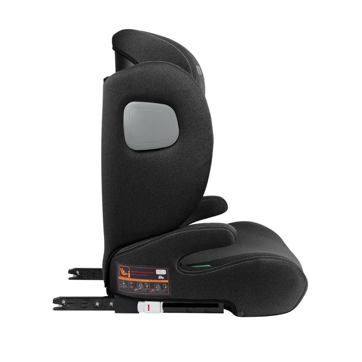 KINDERSITZ i-Track i-Size schwarz (100 - 150 cm) Gruppe 2/3 Isofix verstellbar - Schwarz, Kunststoff (44/61/45cm) - Kikka boo