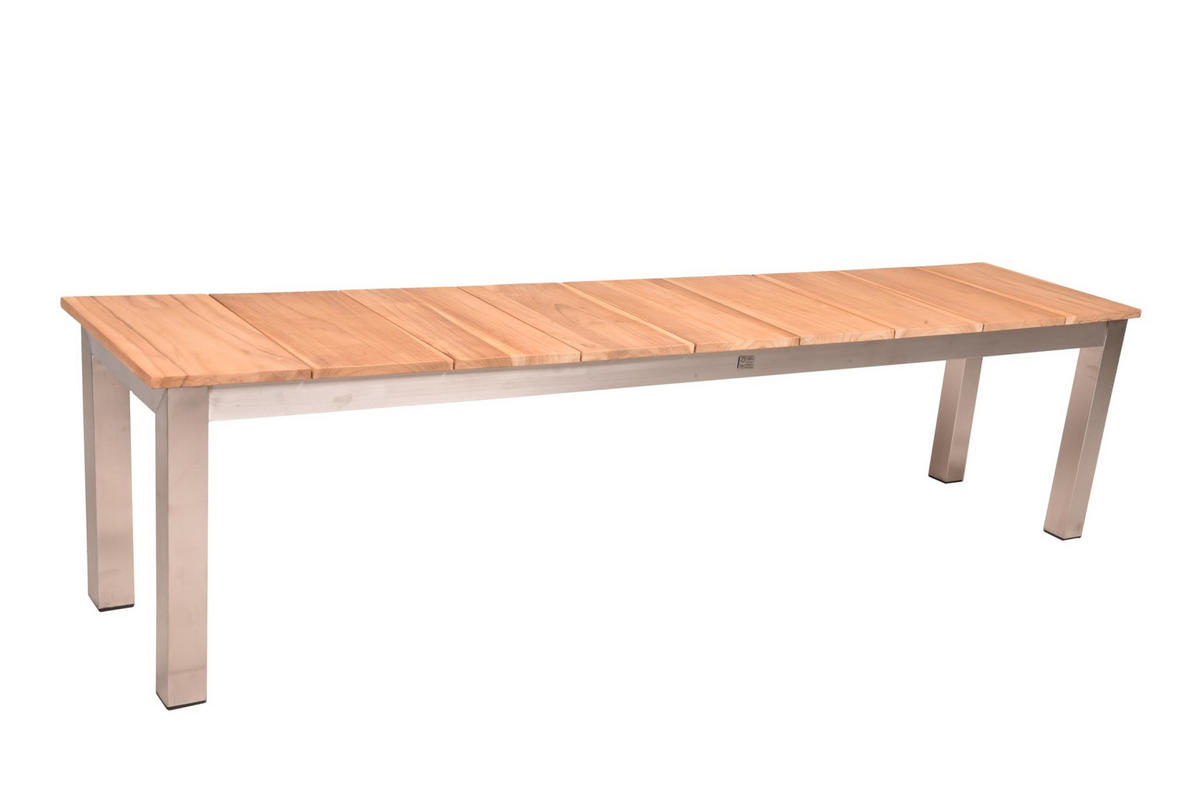 GARTEN-SITZGRUPPE Sofie 3-teilig Gartenmöbel-Set - Braun, Holz - DELUKE