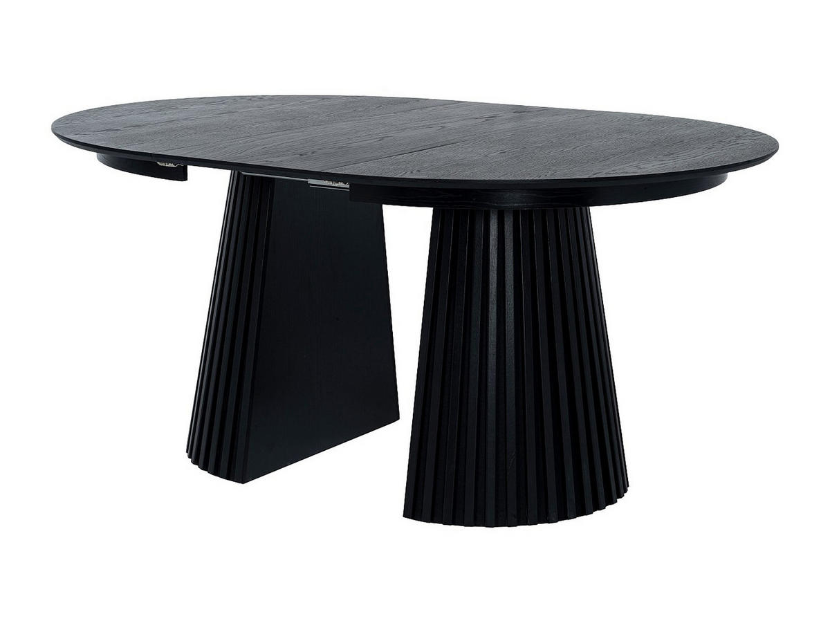 ESSTISCH - 4 Personen, 6 Personen, 8 Personen - holz - schwarz Carmiza - Schwarz, Holz (120/200/75cm) - Vente-Unique