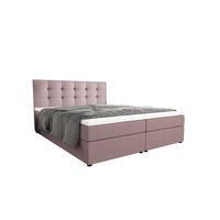 BOXBETT FADO 2 180x200, mit Matratze H3 und Topper, Cosmic 14 - Rosa, Holz/Kunststoff (180/200cm) - Bedante