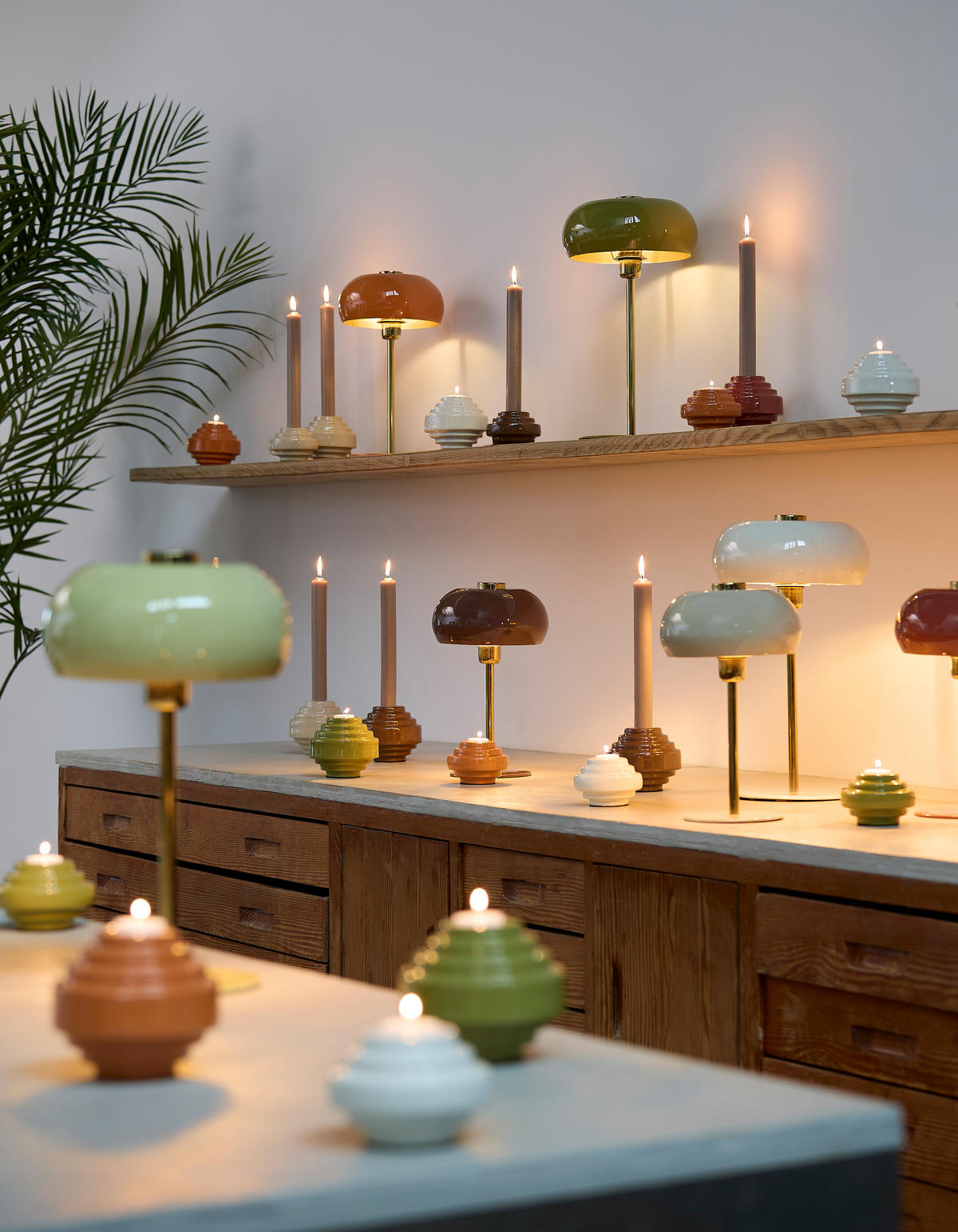 TISCHLAMPE Surin Grau Ø22/34 cm - Grau, Metall (22/22/34cm) - Light & Living