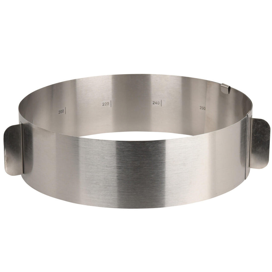 BACKFORM mit verstellbarem Durchmesser - Silberfarben, Metall (30/9/30cm) - Excellent Houseware