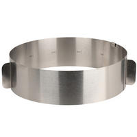 BACKFORM mit verstellbarem Durchmesser - Silberfarben, Metall (30/9/30cm) - Excellent Houseware