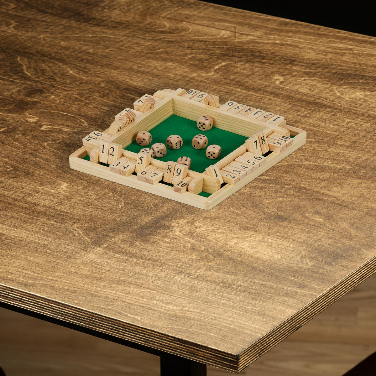 SHUT Box - Multicolor, Holz/Holzwerkstoff (22/22cm) - Relaxdays