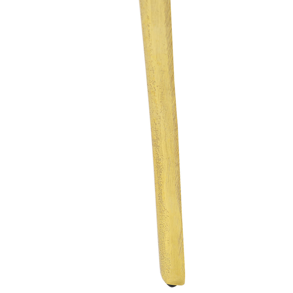 BEISTELLTISCH Marmor weiß/gold rund 30 cm Tilpa - Goldfarben/Weiß, Stein (30/30/54cm) - Beliani