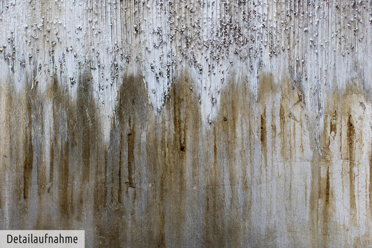 ACRYLBILD HANDGEMALT 100/75 cm - Goldfarben, Holz/Textil (2.32/75cm) - KUNSTLOFT