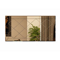 WANDSPIEGEL 120x60cm Bronze rechteckig Dekospiegel - Bronzefarben, Glas (120/60/2cm) - Ibonto