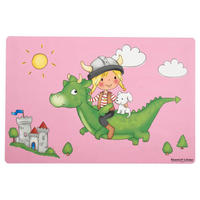 PLATZSET Drache pink 45 x 30 cm - Pink, Kunststoff (45/30/1cm) - Ritzenhoff Breker