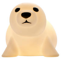 LED-NACHTLICHT für Kinder - mit Akku Ladestation und zwei Helligkeitsstufen - Weiß, Kunststoff (8/15.5/7.5cm) - Northpoint