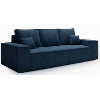 SOFA Granat Blau AGA Ausziehbar - Blau, Textil (256/94/97cm) - Sepro Meble