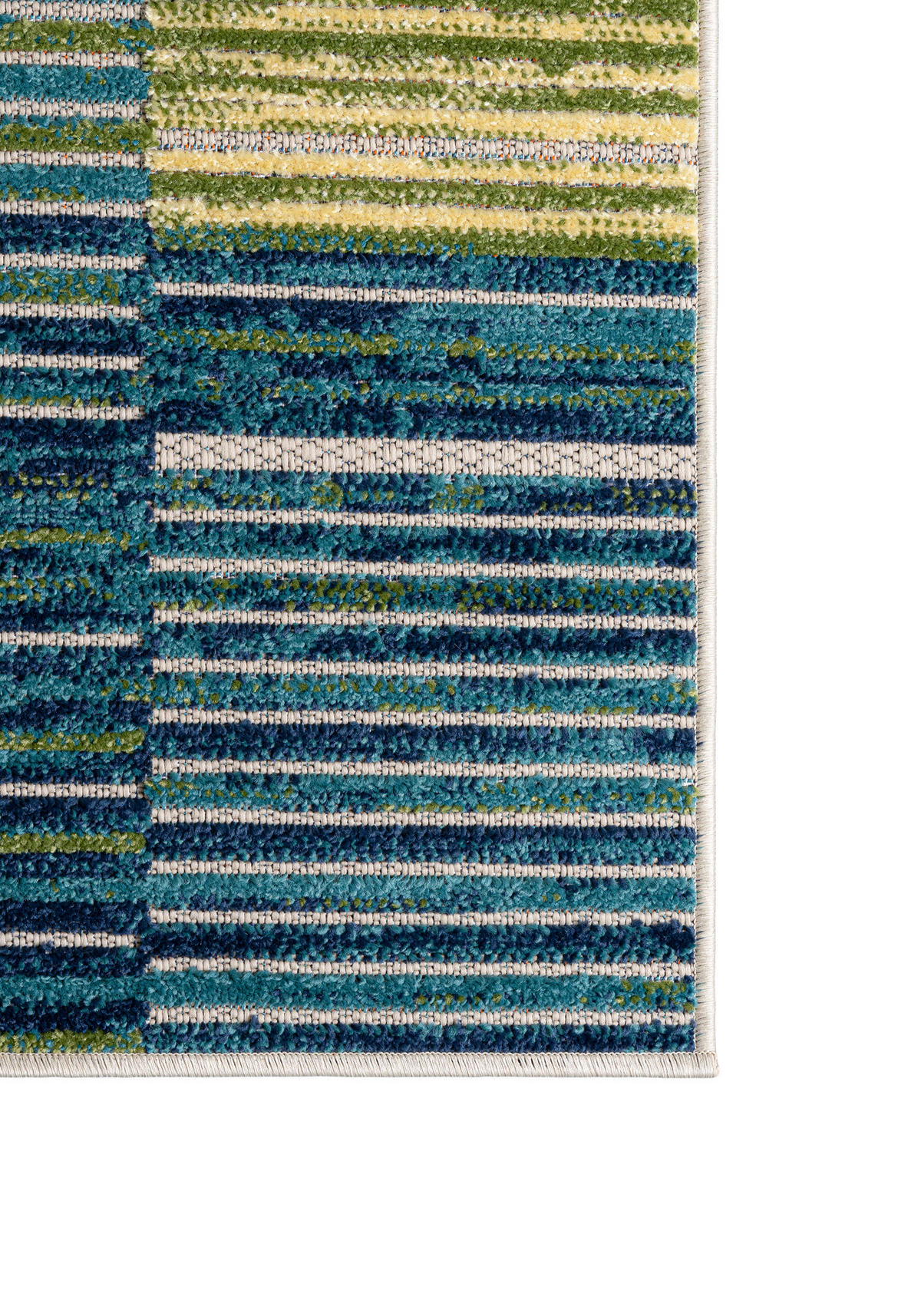 TEPPICH In-Outdoor Bunte Abstract, Kühlergrill - Kurzflor Rechteckig - 80 x 150 cm - Multicolor, Textil (80/150cm) - Mazovia