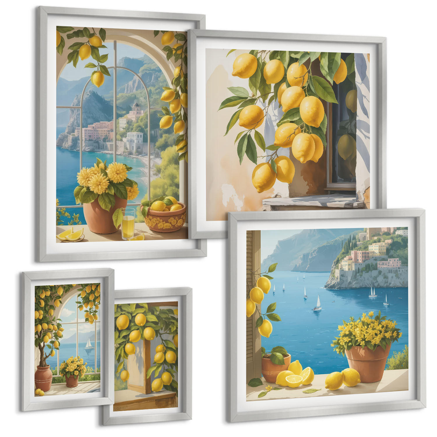 Tulup Bilder Silber 40x60 cm