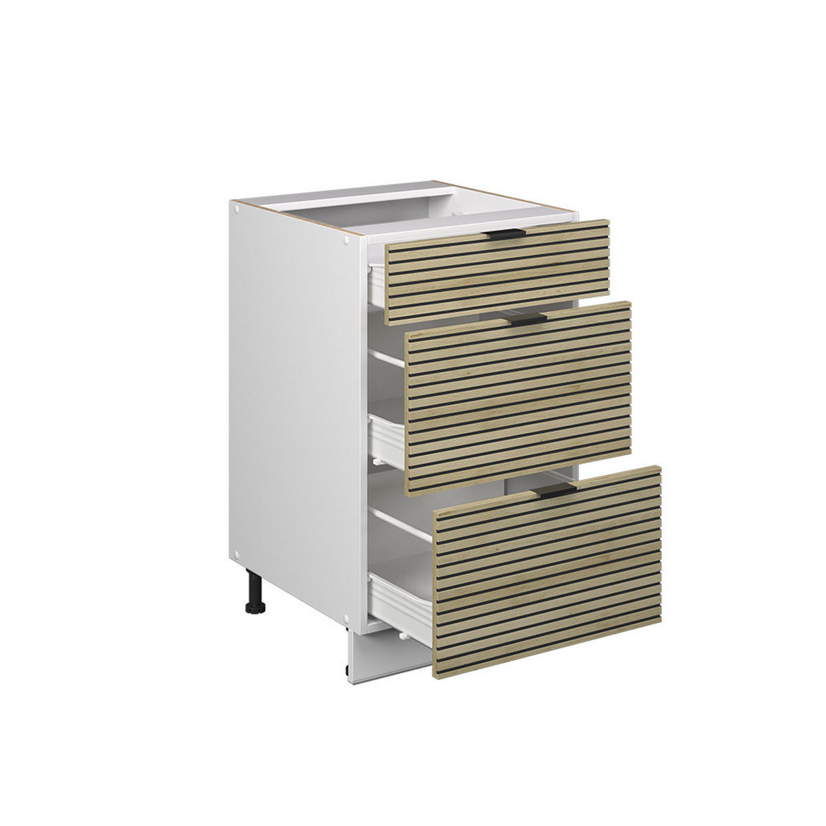 KUCHYŇSKÉ SKŘÍŇKY Fame-Line Dubový panel - bílá/barva dubu, kompozitní dřevo (50/82/60cm) - Vicco