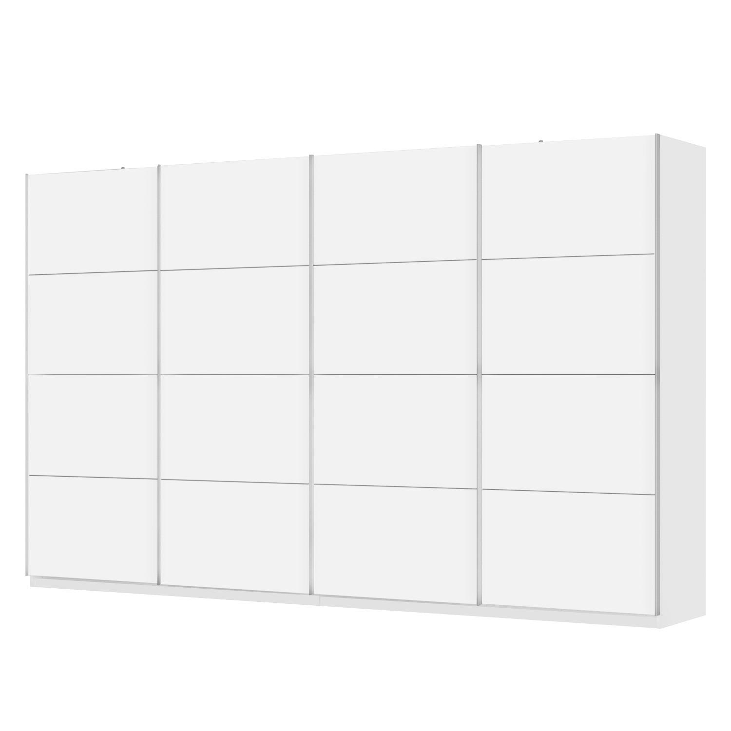 SCHWEBETÜRENSCHRANK - Weiß, Holzwerkstoff (360/222/68cm) - home24