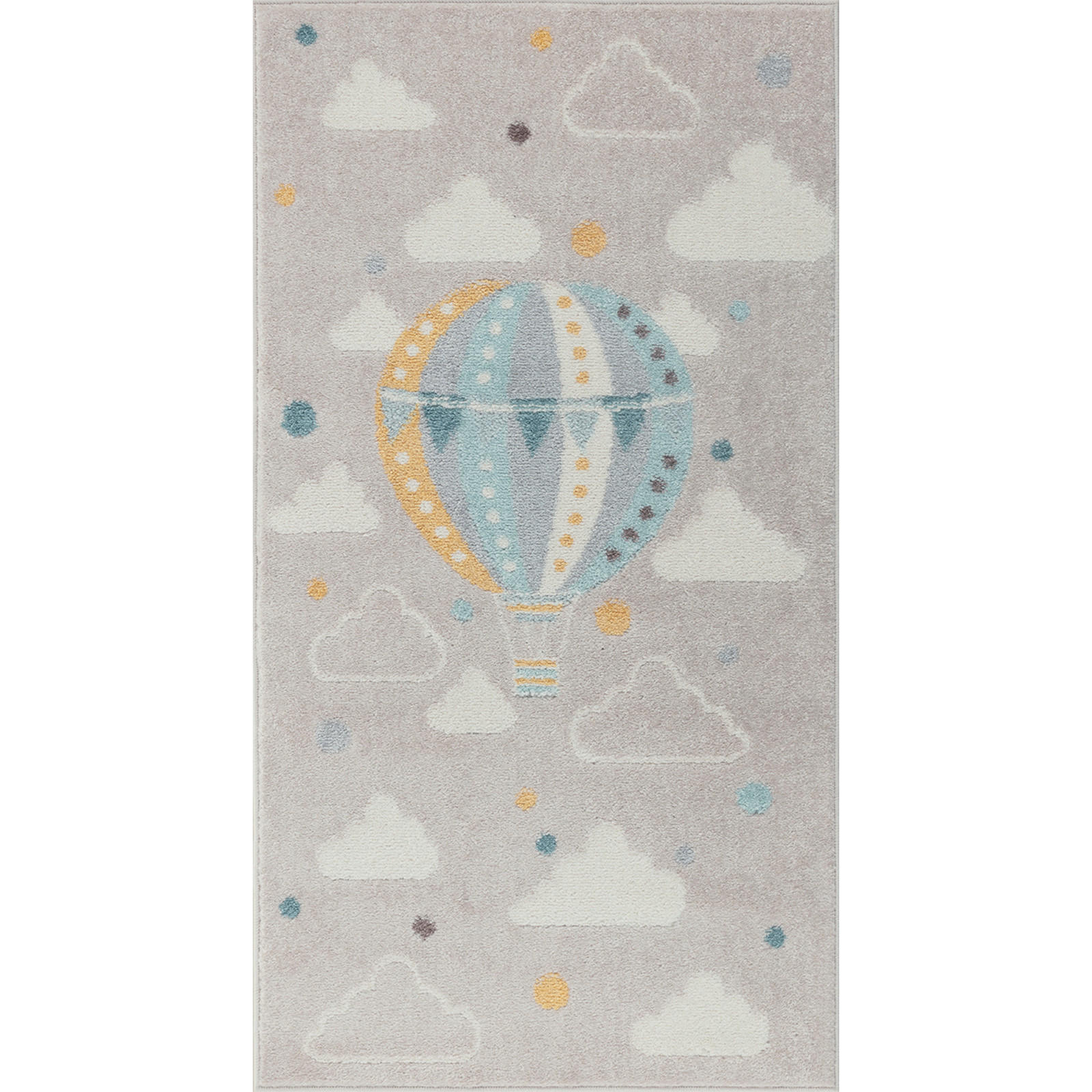 KINDERTEPPICH 80/150 cm Mehrfarbig - Multicolor/Grau, Naturmaterialien/Textil (80/150cm) - LIVABLISS