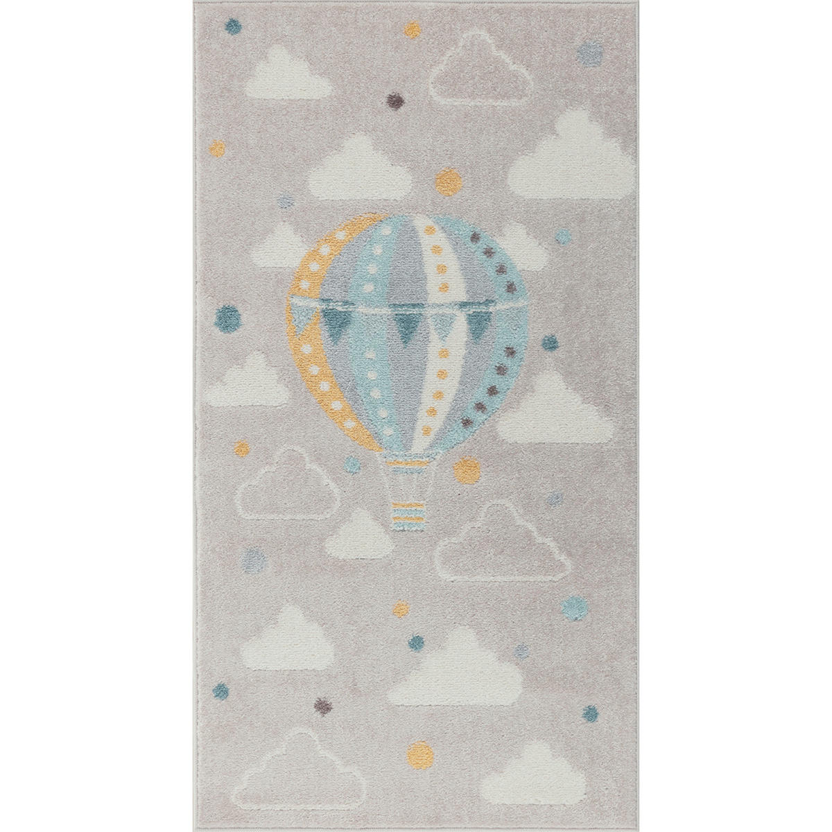 KINDERTEPPICH 80/150 cm Mehrfarbig - Multicolor/Grau, Naturmaterialien/Textil (80/150cm) - LIVABLISS