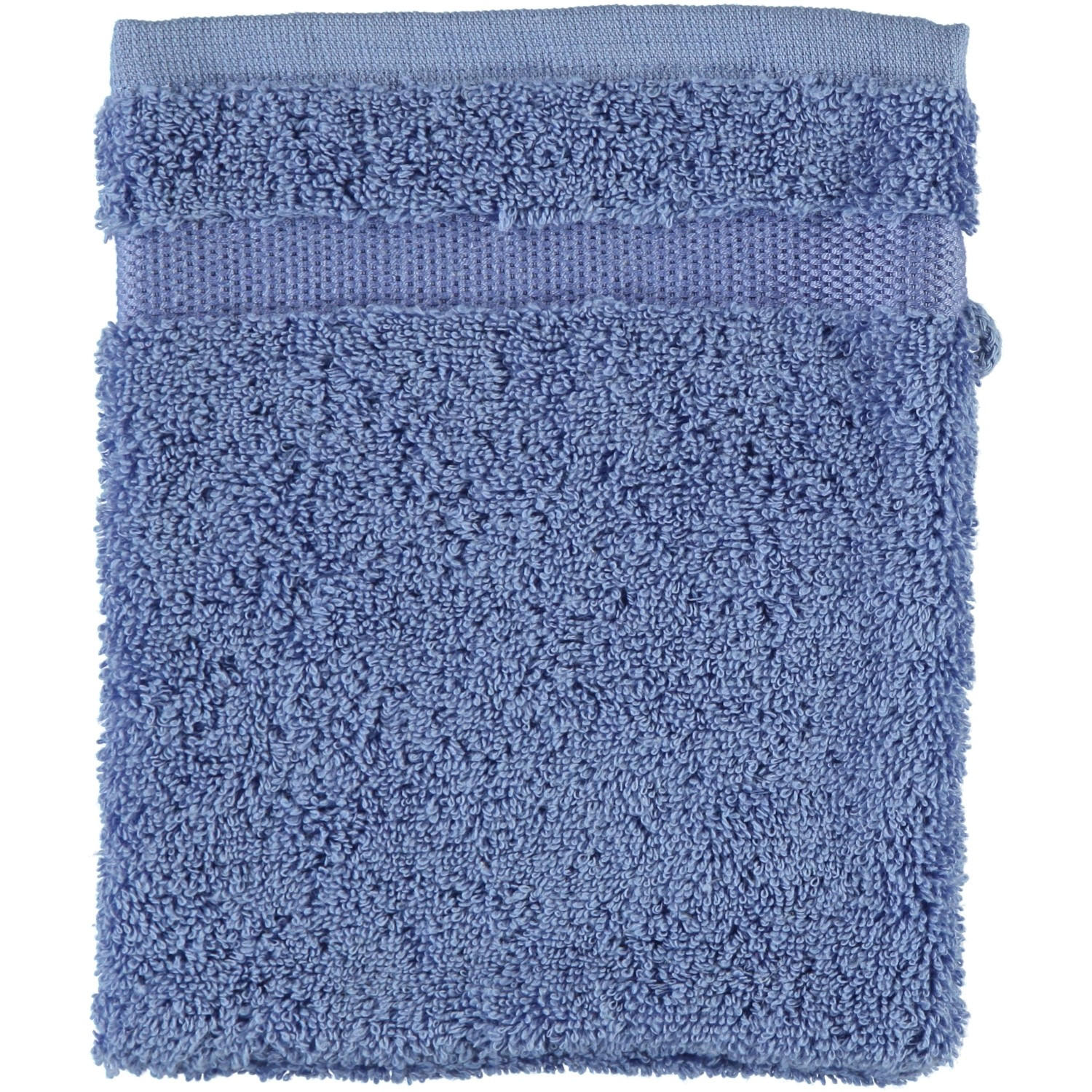 Rhomtuft Waschlappen Blau 16x22 cm