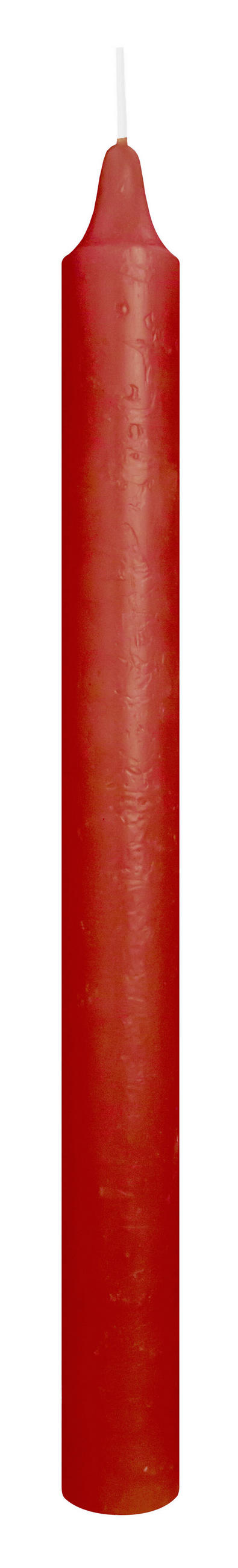 MARBLE Leuchterkerzen durchgefärbt Bordeaux 250 x 22 mm, 20er Set - Bordeaux, Paraffin (2.2/25/25cm) - Wiedemann Kerzen