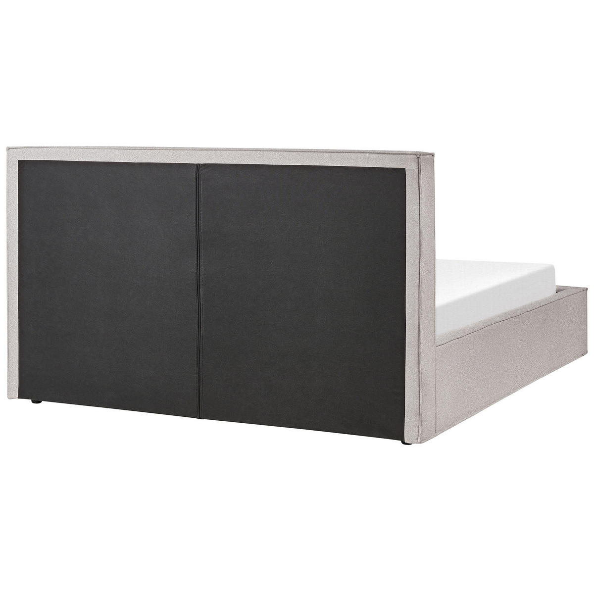 POLSTERBETT 180/200cm Hellgrau Moissac - Hellgrau, Textil (180/200cm) - Beliani