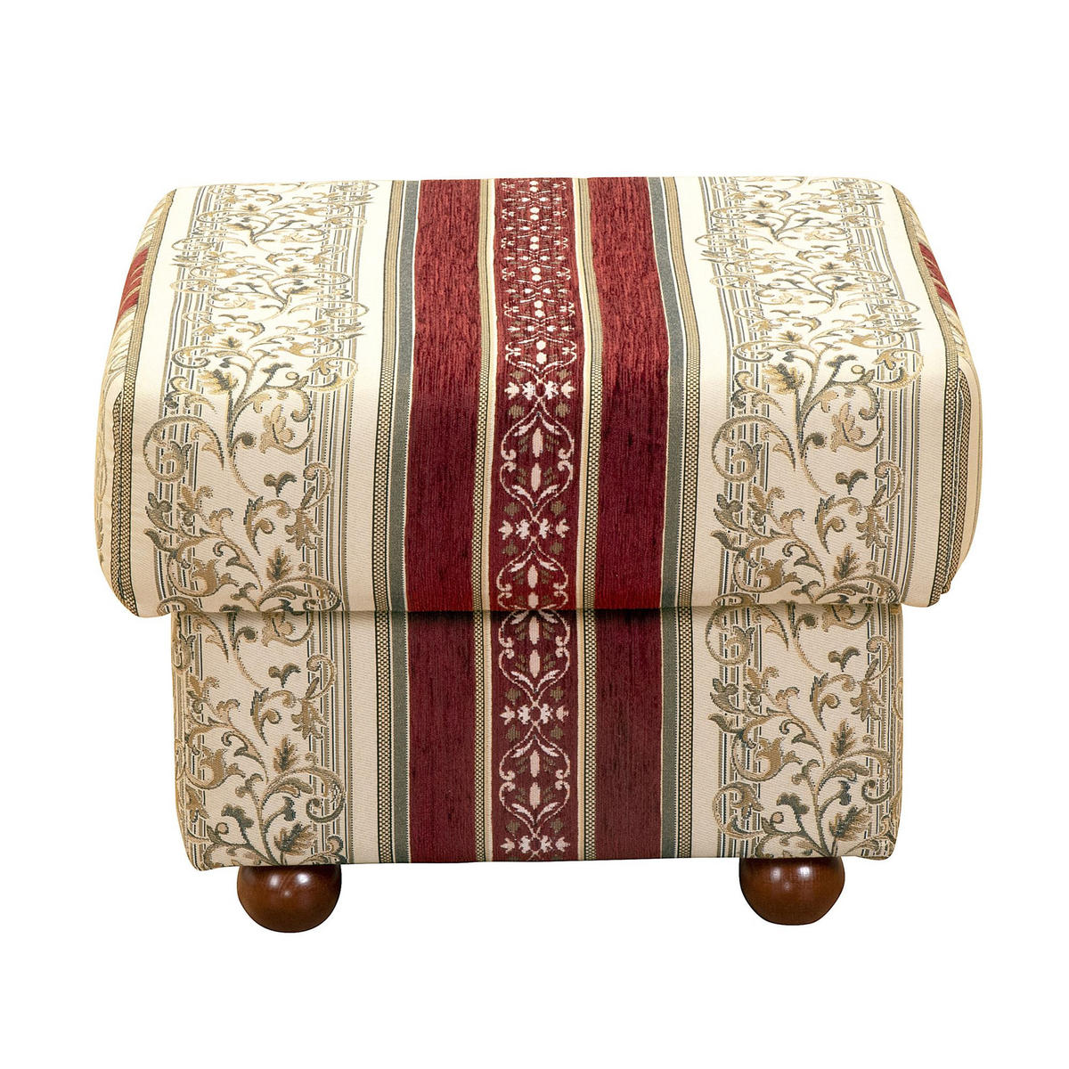 HOCKER Kama Chenille rot - Rot, Kunststoff (54/44/54cm) - 58aufmkessel
