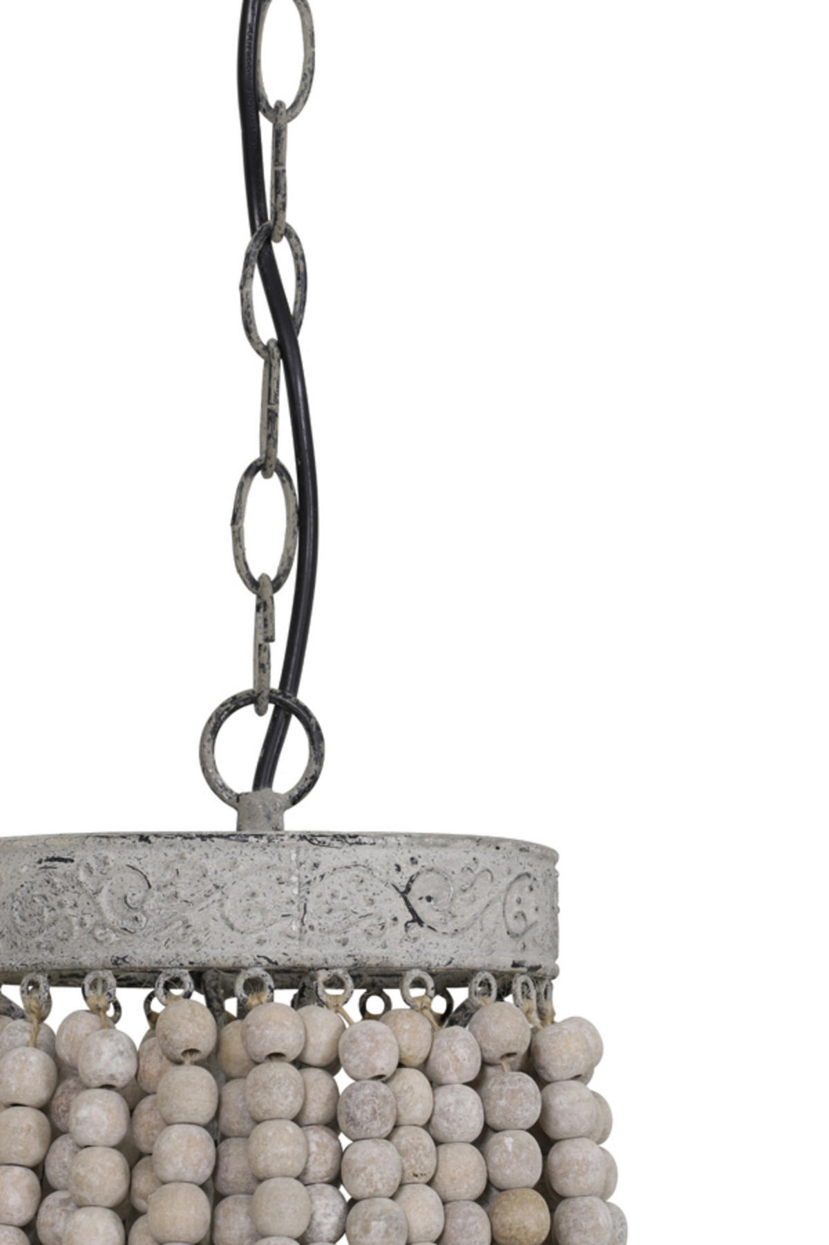 HÄNGELAMPE Luna Weiß Ø35,5/45 cm - Weiß, Metall (35.5/35.5/45cm) - Light & Living