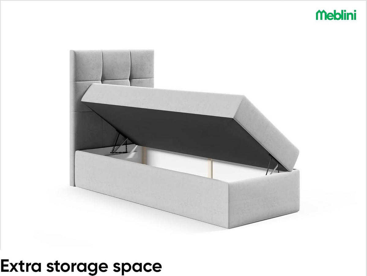 KINDERBETT MINO 2 - Braun, Holzwerkstoff (84/208cm) - Meblini