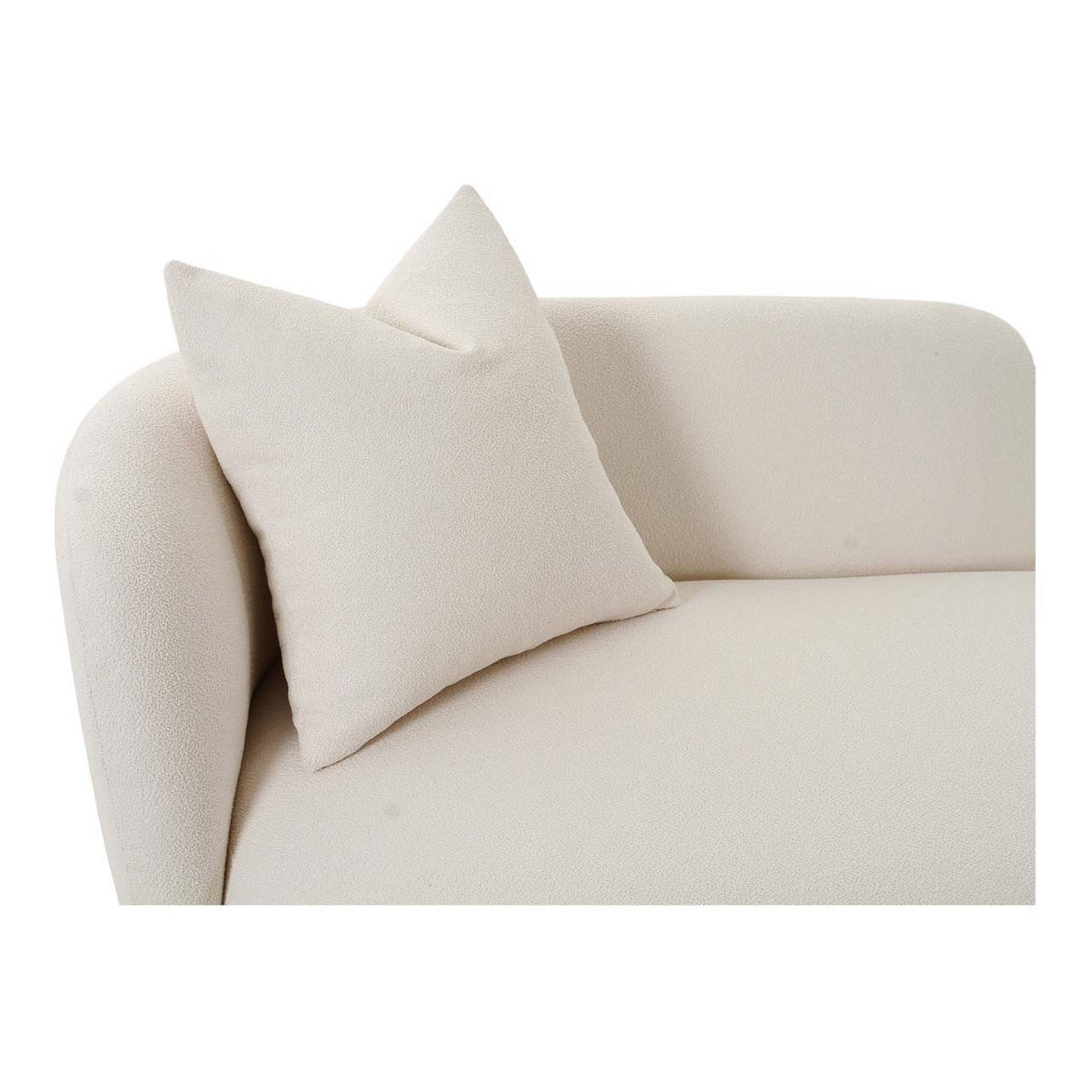 SOFFA Mykonos 88 x 175 x 85 cm – naturfärgad - Naturfärgad, Textil (88/85/175cm) - ebuy24
